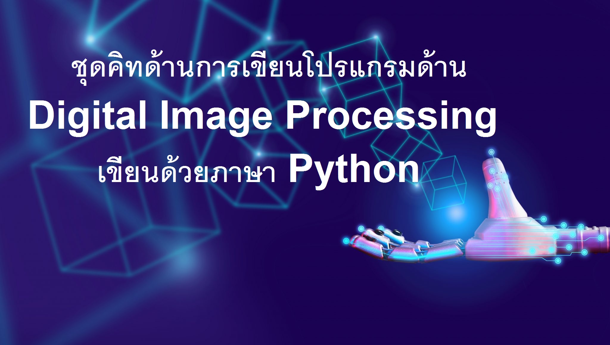 - ชุดคิทด้านการเขียนโปรแกรมด้าน Digital Image Processing เขียนด้วยภาษา ...